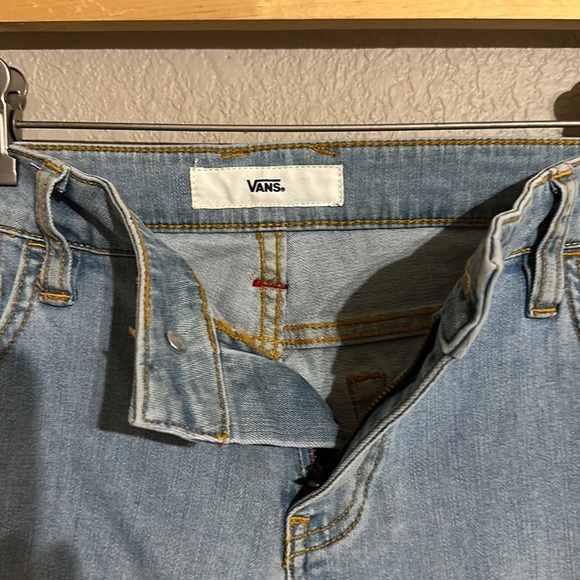 Vans mid rise torn knees skinny stretch jeans size 13 - Picture 8 of 11